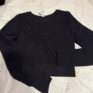 FABLETICS cropped workout long sleeve